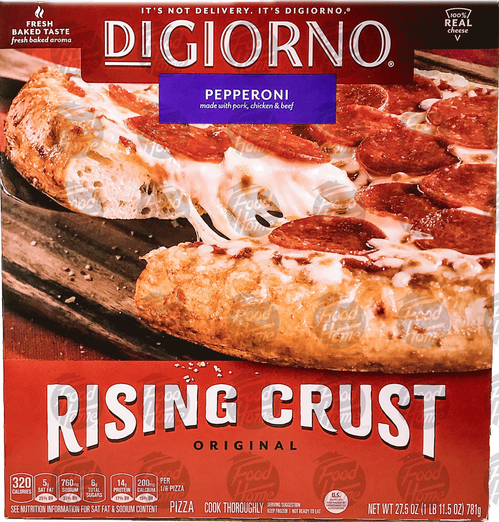 Digiorno Rising Crust original rising crust pepperoni pizza Full-Size Picture